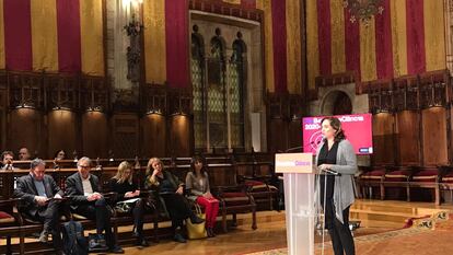 La alcaldesa de Barcelona, Ada Colau, presenta el Plan Barcelona Ciencia 2020-2023 en el Saló de Cent del Ayuntamiento de Barcelona

EUROPA PRESS
10/03/2020 
