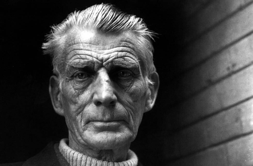Retrato de Samuel Beckett.