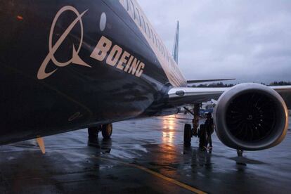 Un B737 MAX en la planta de Boeing en Renton (Washington, EE UU).