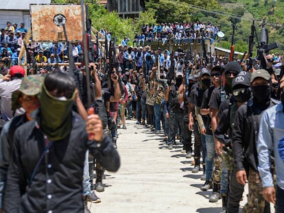 Así es El Machete, el nuevo grupo autodefensa en Chiapas
