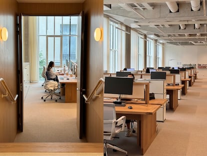 Una foto de las recién estrenadas oficinas de la marca en pleno barrio parisino de Le Marais.