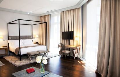 Habitación del nuevo hotel Urso, en el centro de Madrid.