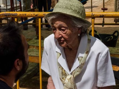 Ascensión Mendieta, hija de Timoteo Mendieta, fusilado en 1939.