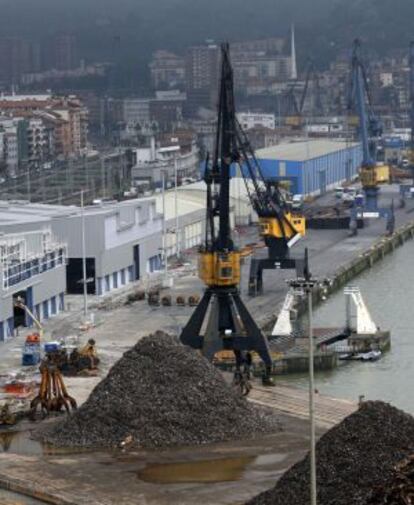 Instalaciones del Puerto de Pasaia.