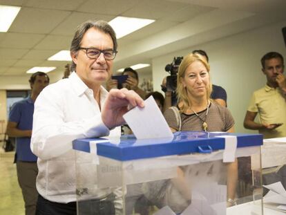 Artur Mas y Neus Munté.