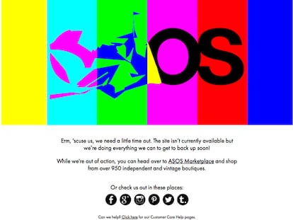 ¿Ha colapsado la web Asos por el Brexit?