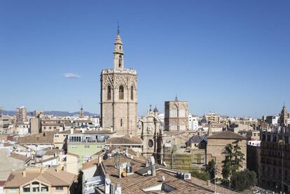 Panorámica de la ciudad de Valencia.