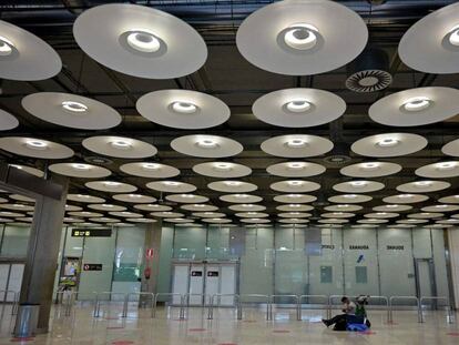 Terminal 4 del aeropuerto Adolfo Suarez Barajas, en Madrid.