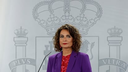 La ministra de Hacienda y portavoz del Gobierno, María Jesús Montero.