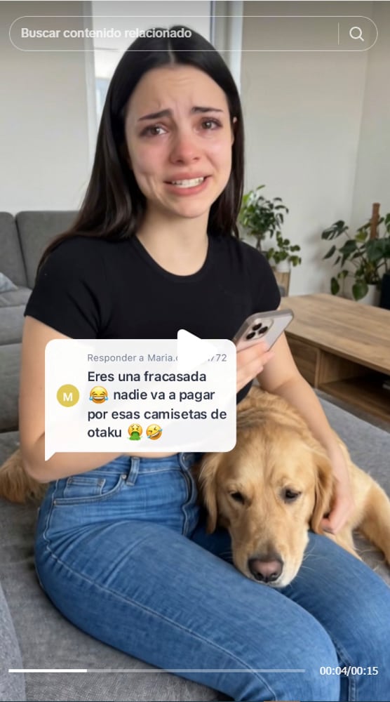 Dar pena, la nueva técnica para vender camisetas y tazas en Tiktok