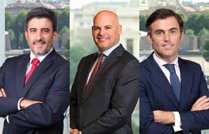 Vidal Galindo, Antonio Canales y Sergio Cires; socios y of counsel de Jones Day