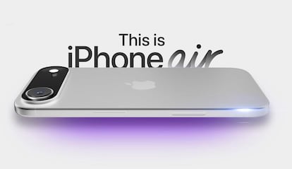 Posible diseño del iPhone 17 Air