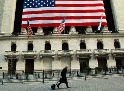 Wall Street en en un día festivo para la bolsa neoyorquina. El Dow Jones de Industriales sigue siendo una referencia básica para las bolsas europeas