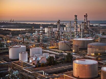 Planta petroquímica de Cepsa en Palos de la Frontera (Huelva), donde se construirá la instalación para biocombustibles.