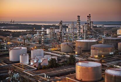 Planta petroquímica de Cepsa en Palos de la Frontera (Huelva), donde se construirá la instalación para biocombustibles.