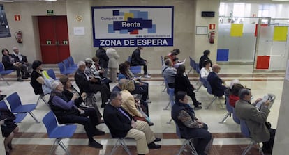 Oficina de la Agencia Tributaria, en Guzmán el Bueno, Madrid.