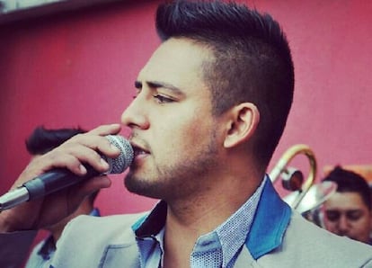 El cantante Javier Reyes.