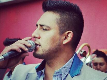 El cantante Javier Reyes.