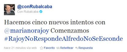 #rajoynorespondealfredonoseesconde es tema del momento en Twitter.