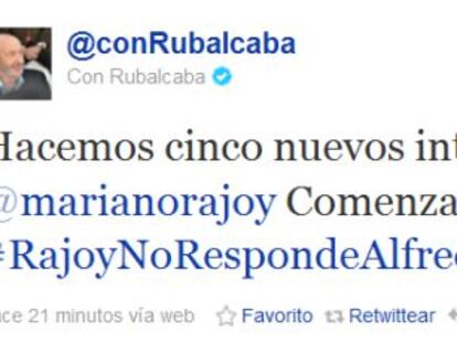 #rajoynorespondealfredonoseesconde es tema del momento en Twitter.