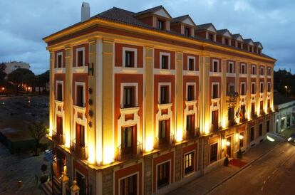 Fachada del Hotel Los Jándalos, en Jerez de la Frontera.