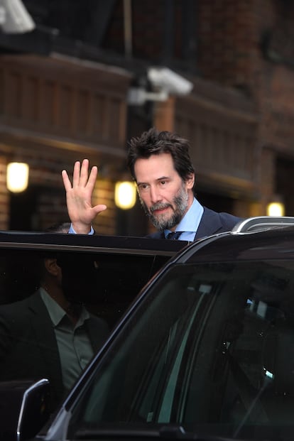 Keanu Reeves en Nueva york en 2024.