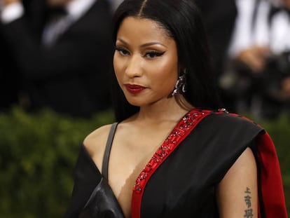 Nicki Minaj, en la Gala del Met.