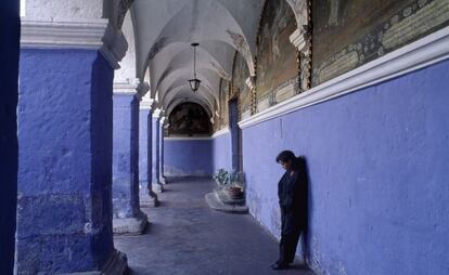 Claustro del convento de Santa Catalina, en Arequipa.