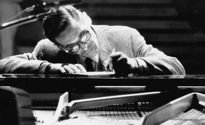 El pianista de jazz Bill Evans.