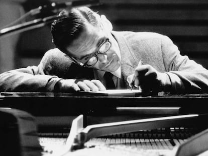 El pianista de jazz Bill Evans.