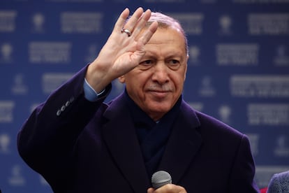 Recep Tayyip Erdoğan en Estambul, el 12 de Mayo, 2023