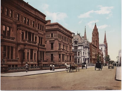 La Quinta Avenida de Nueva York en 1897.