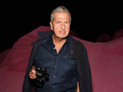 Mario Testino el pasado mes de septiembre en Nueva York durante la presentaci&oacute;n de la colecci&oacute;n de Rihanna para Puma. 