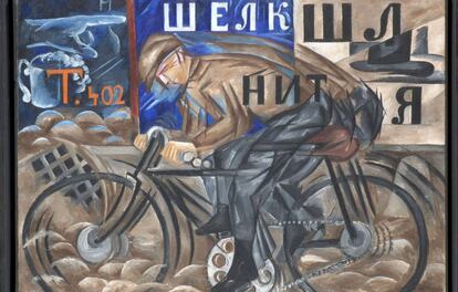 Obra 'El ciclista' (1913).