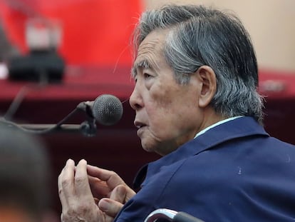 El expresidente peruano Alberto Fujimori, en 2018.