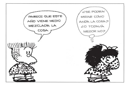 Una viñeta de 'Mafalda'.