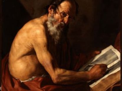 'San Jerónimo escribiendo', obra de Ribera