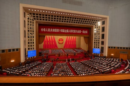 Delegados en la sesión de Asamblea Nacional, este jueves. 