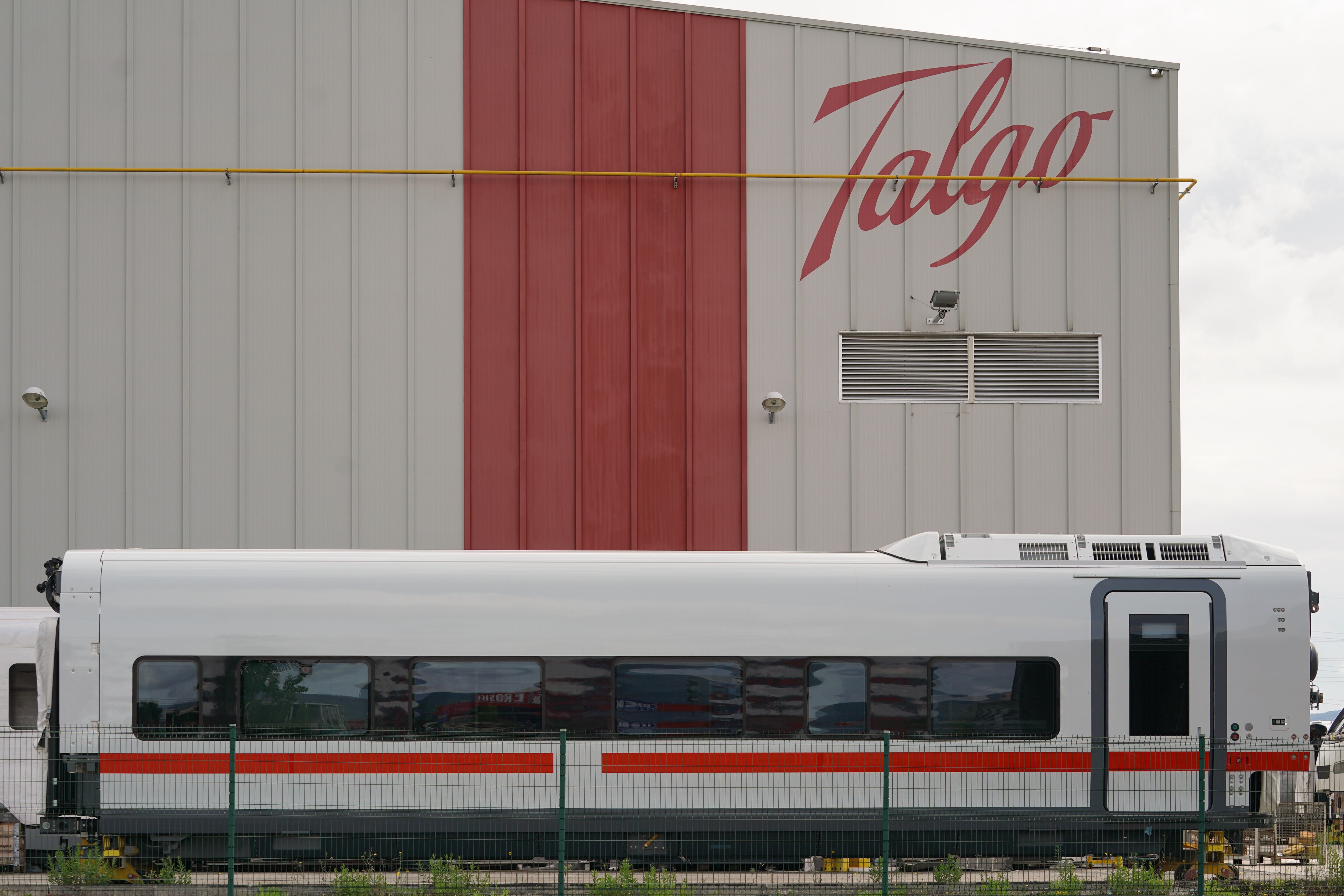 
Fachada de la planta de Talgo, a 29 de agosto de 2024, en Rivabellosa, Álava.