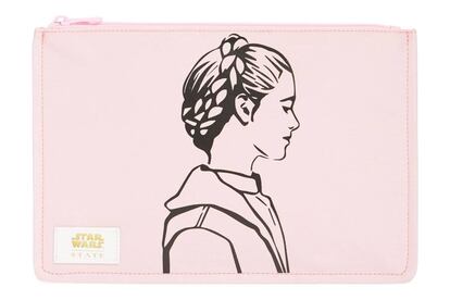 Clutch con ilustración de la Princesa Leia de la firma State Bags. Disponible en Nordstrom por 31,53 euros.