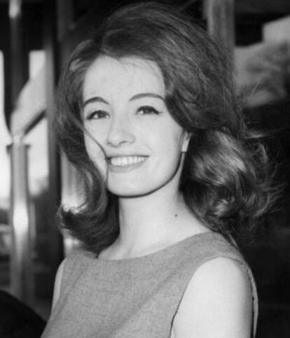 Christine Keeler durante el proceso judicial.