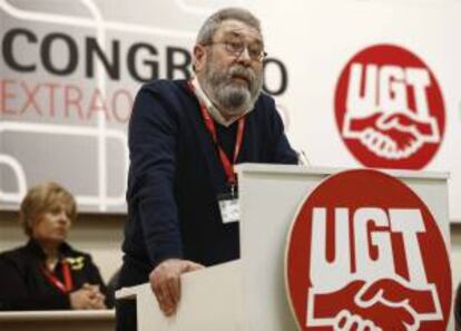 El secretario general federal de la UGT, Cándido Méndez. EFE/Archivo