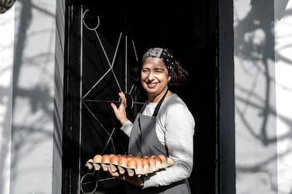 Elena Morilla, cocinera de Casa Aurora, en Gijón.