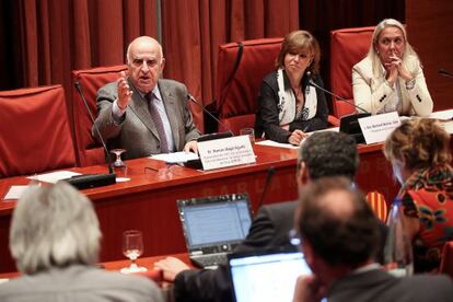 Ramon Bagó, ayer en su comparecencia ante la comisión parlamentaria.