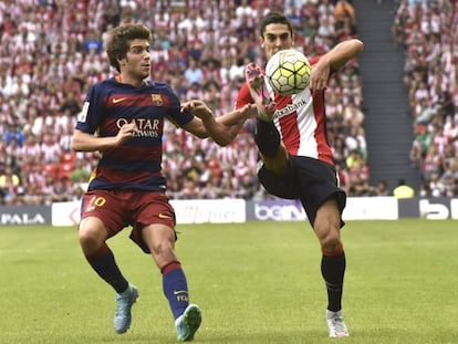 Sergi Roberto i Merino, aquest diumenge a San Mamés.