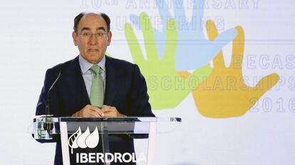 El presidente de Iberdrola, Ignacio S&aacute;nchez Gal&aacute;n.