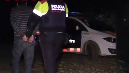 Detenció del sospitós.