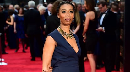 Noma Dumezweni, en la entrega de los premios Olivier 2016 en Londres. 