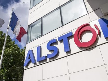 Oficinas de la compa&ntilde;&iacute;a Alstom en Par&iacute;s.