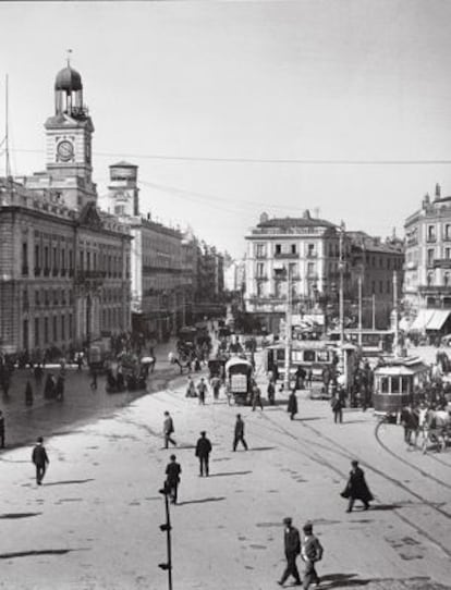 La Puerta del Sol, en 1906. 